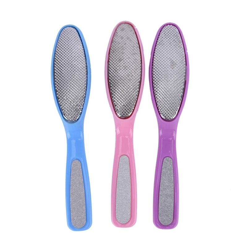 1Pc Beauty Heel-sided Feet Pedicure Calluses Removing For Heels Foot Care Hand Foot File Grinding Exfoliating Brush Tools