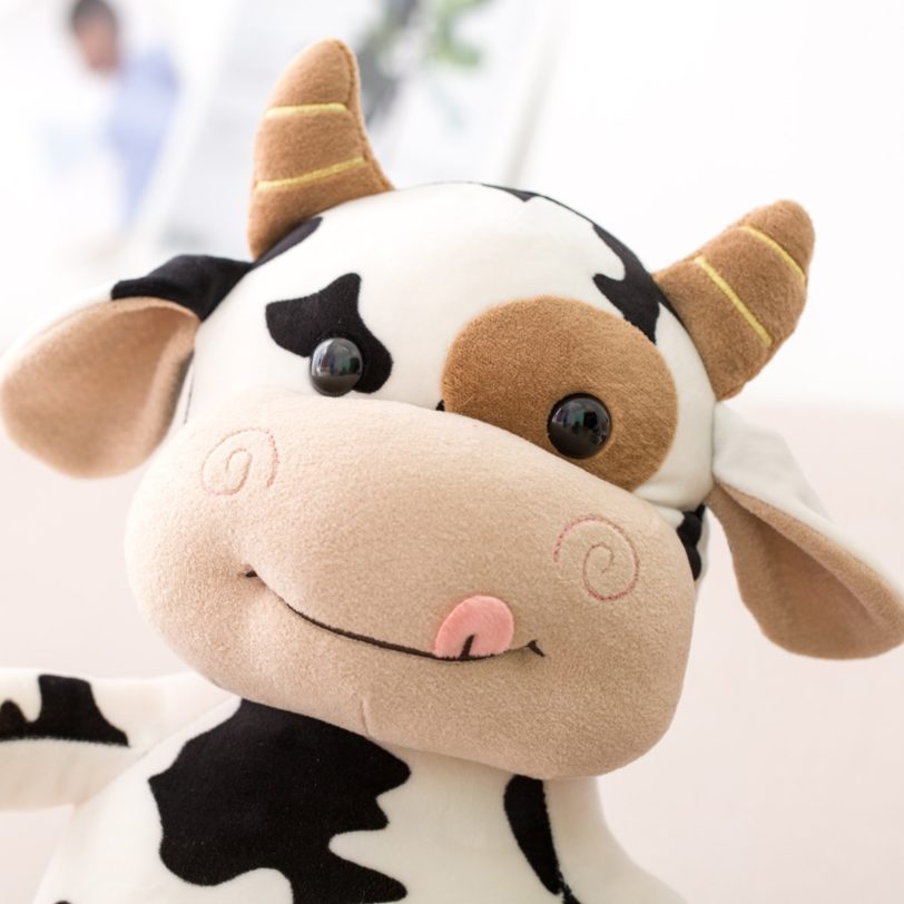 2020 New Plush Cow Toy Cute Cattle Plush Stuffed Animals Cattle Soft Doll Kids Toys Birthday Gift for Children - Image 4