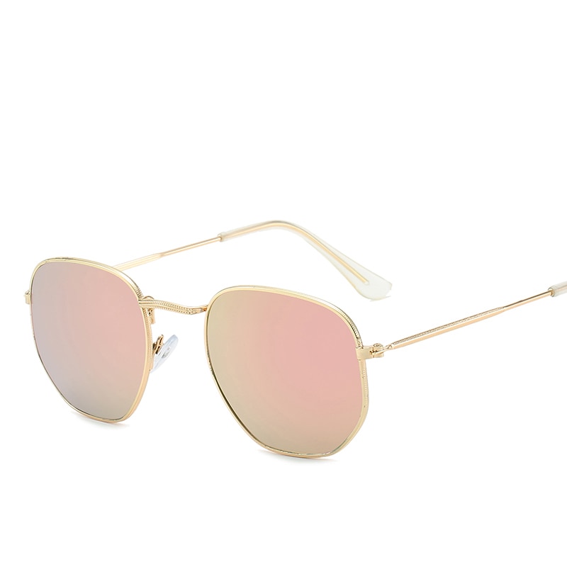 2021 Luxury Vintage Mirror Brand Designer Sunglasses Women Men Classic Round Outdoor Sun Glasses UV400 Oculos 2
