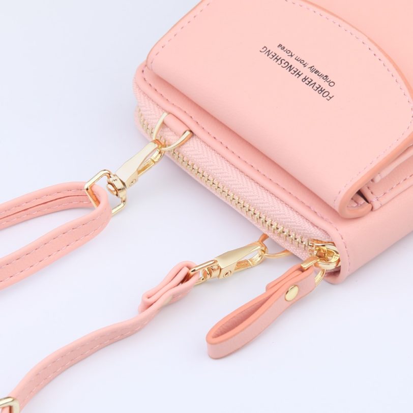 2021 Women Wallet Brand Cell Phone Wallet Big Card Holders Wallet Handbag Purse Clutch Messenger Shoulder Straps Bag - Image 2