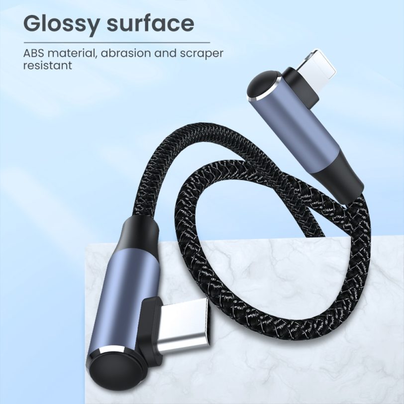 20W PD USB Cable For iPhone 12 Mini 12 11 Pro Max New SE XR XS 3A Fast USB Type C To 8Pin Data Cable For iPhone Charger Cable - Image 2