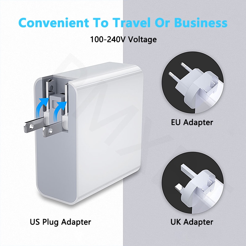 48W Multi USB PD Charger For Samsung iPhone 11 Huawei laptop QC 3 0 Fast Wall 1