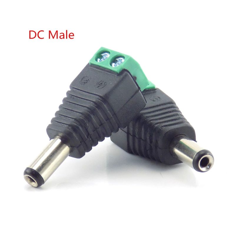 5pcs 12V BNC DC male female plug adapter power supply Connector 5.5X2.1MM Connectors Coax Cat5 for Led Strip Lights CCTV Camera - Image 5