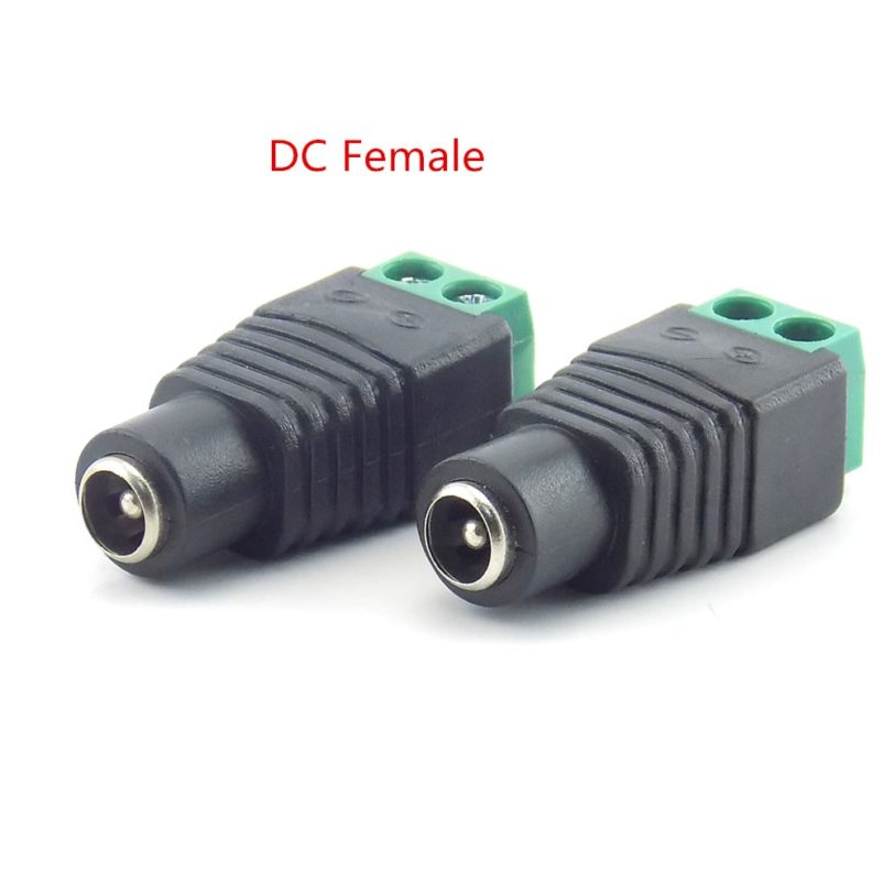 5pcs 12V BNC DC male female plug adapter power supply Connector 5.5X2.1MM Connectors Coax Cat5 for Led Strip Lights CCTV Camera - Image 6