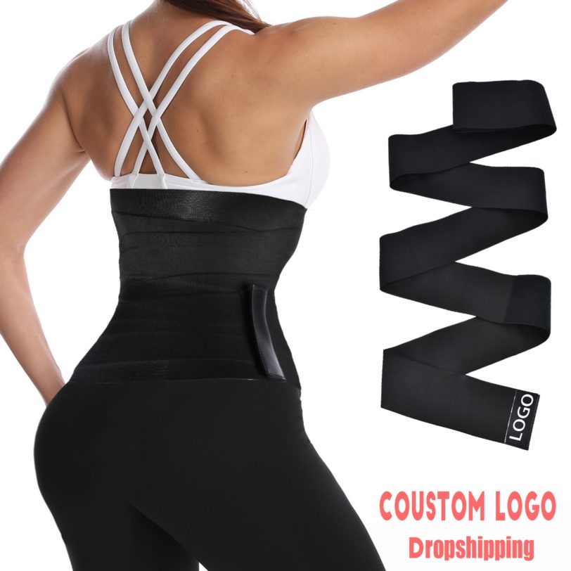 Aiconl Waist Trainer Corset Belly Tummy Wrap Fajas Slim Belt Control Body Shaper Modeling Strap Waist Cincher