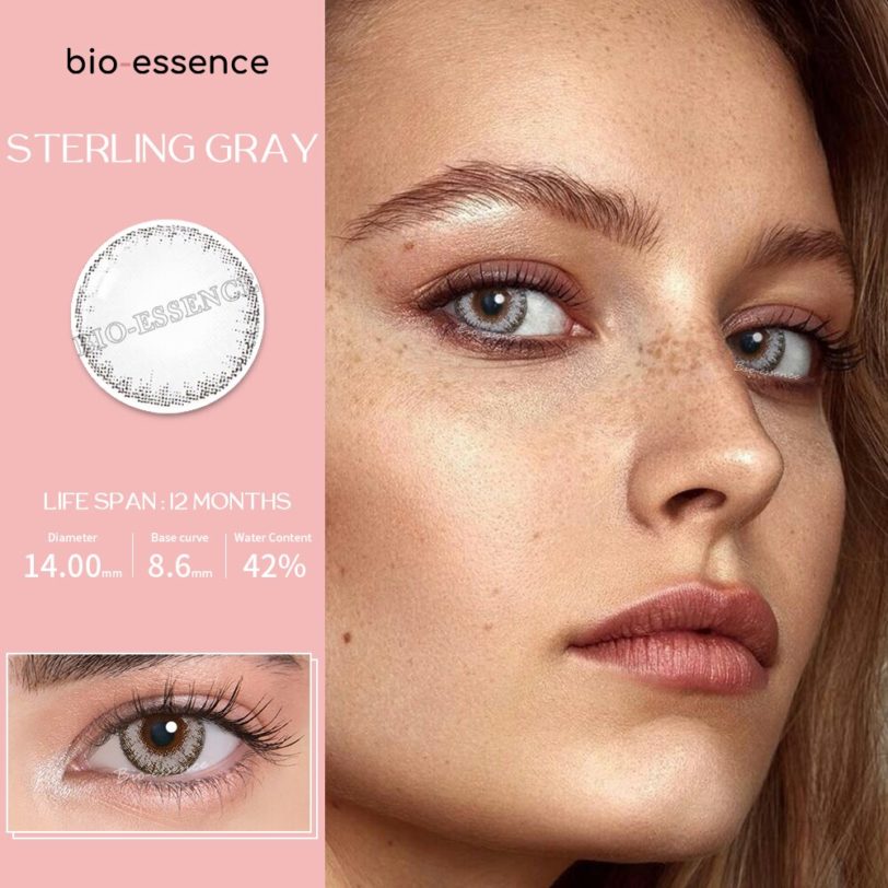 Bio-essence 1 Pair Contact Lenses With Color Lenses For Eyes for 1 Year Cosmetics Natural Muticolored Lenses Color Lens Eyes - Image 6