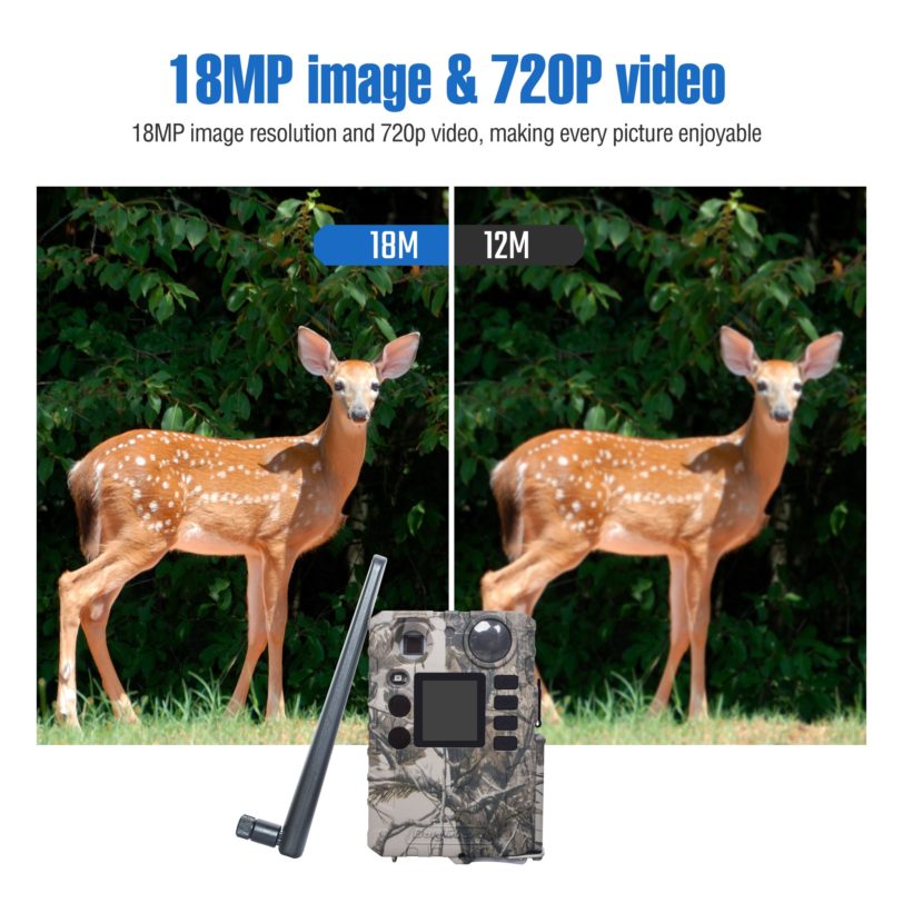 BolyGuard 18MP 720pHD Trail Hunting Camera 0.7s 100ft Photo Traps Thermal Imager Camara Caza Night Vision Wild Camera - Image 4