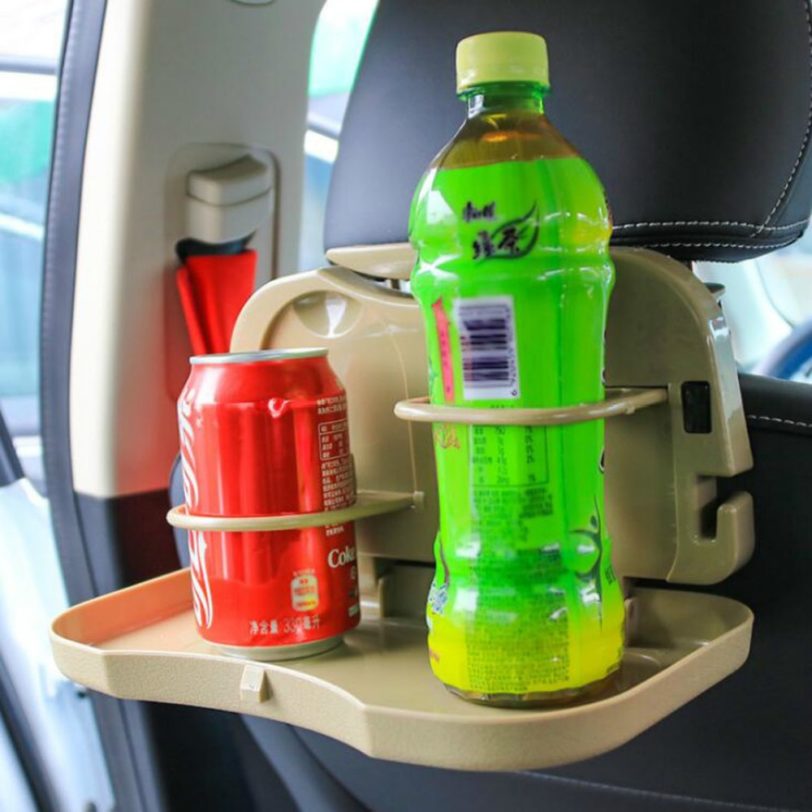 Car Drink Holder Folding Car Cup Holder Bracket for Food Auto Back Rear Seat Table Cup 3
