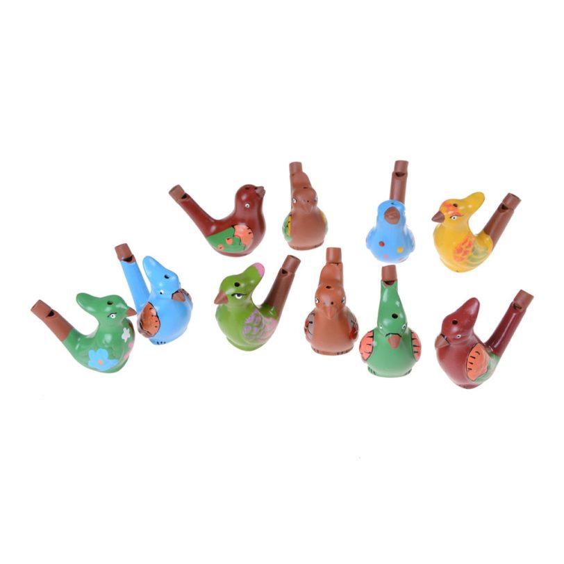 Coloured Drawing Water Bird Whistle Bathtime Musical Toy for Kid Early Learning Educational Children Gift Toy Musical Instrument - Image 6