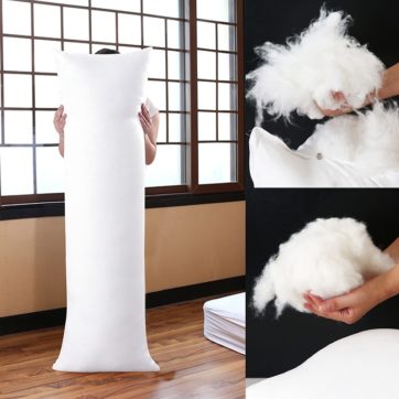 Decorative Pillows Dakimakura Anime Hugging Body Long Pillow Inner Home Bedroom White Sleep Bedding Accessories