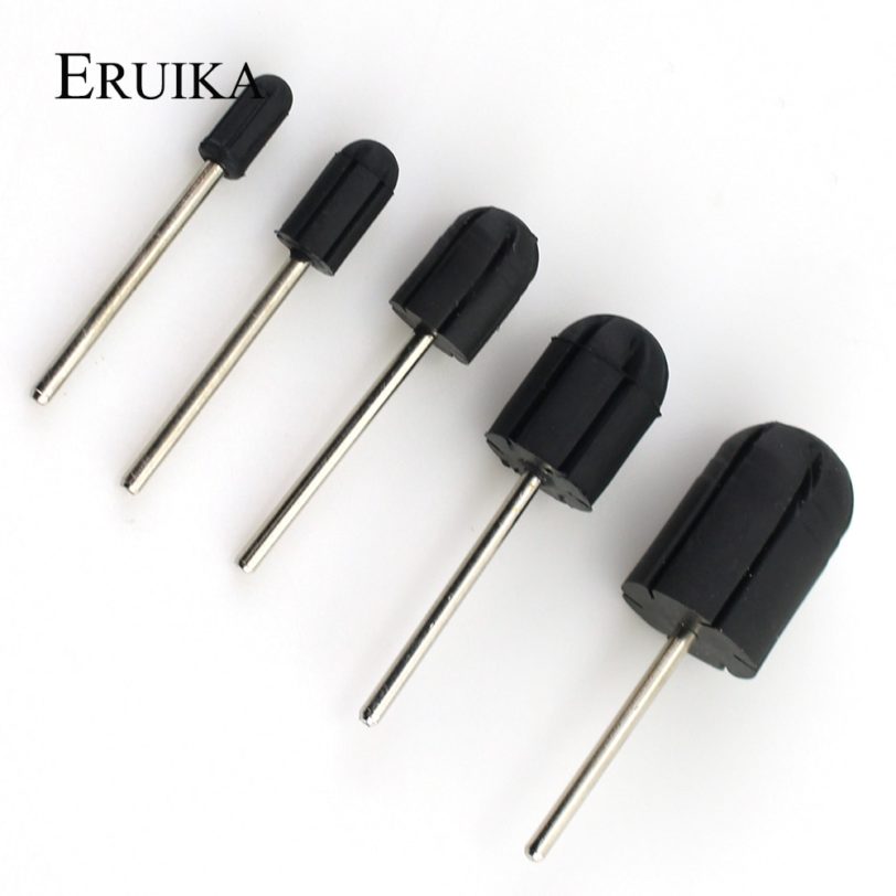 ERUIKA 1PCS Professional Rubber Drill Bit Match Nail Sanding Cap Accessrry Electric Nail Burr Manicure Pedicure