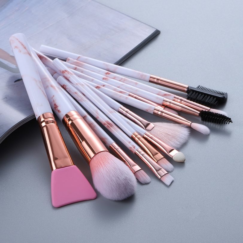 FLD 12/8/5pcs Eye Lip Makeup Brushes Set Eyebrow Comb Eyelash Sponge Eyeshadow Silicone Face Mask Edge Control Brush Cosmetics