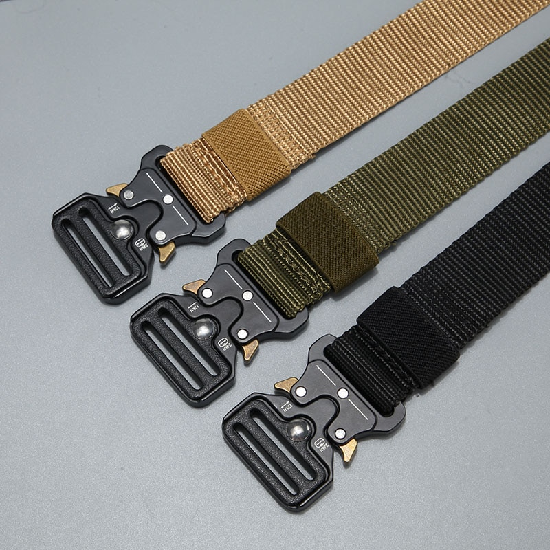 FRALU belt men outdoor hunting metal tactical belt multi function alloy buckle high quality Marine Corps