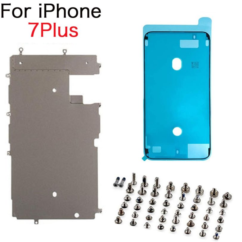 For iPhone 7 7Plus 8G 8 Plus Screen LCD Display Back Metal Plate Shield Full Set Screws And Waterproof Glue Replacement Part - Image 4