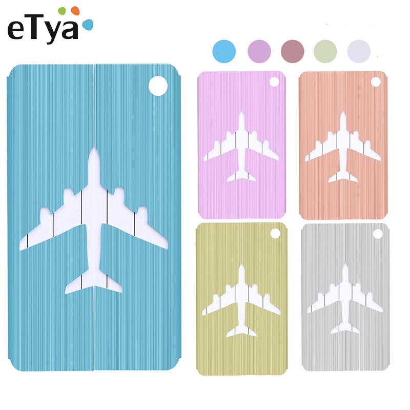 High Quality Travel Accessories Luggage Tag Metal Unisex Luggage Suitcase Name ID Address Holder Baggage Tag 1