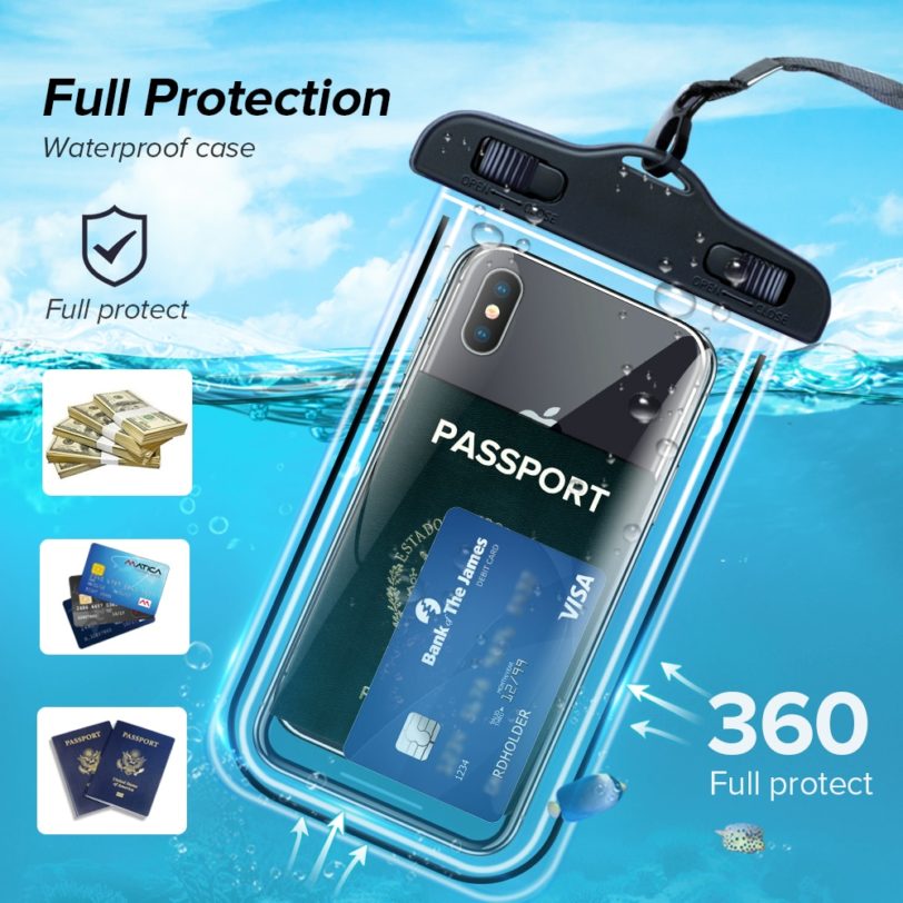 INIU Universal Waterproof Case Mobile Phone Cover Water Proof Pouch Bag For iPhone 12 11 Pro Max Xiaomi Mi Redmi Huawei Samsung - Image 4