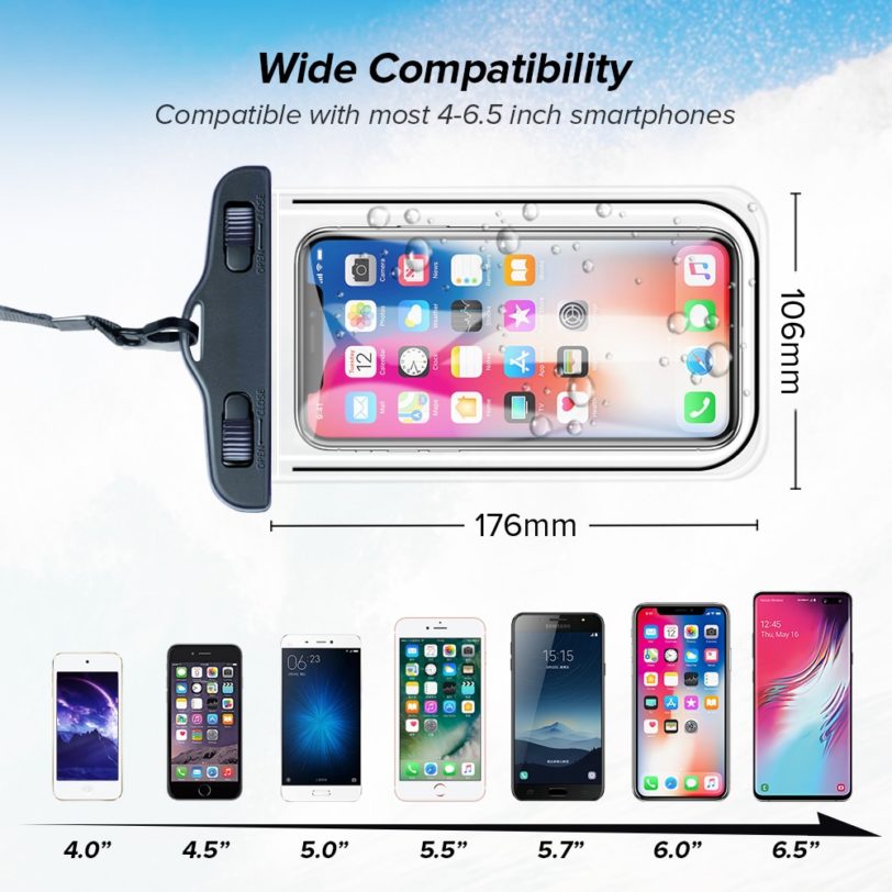 INIU Universal Waterproof Case Mobile Phone Cover Water Proof Pouch Bag For iPhone 12 11 Pro Max Xiaomi Mi Redmi Huawei Samsung - Image 5