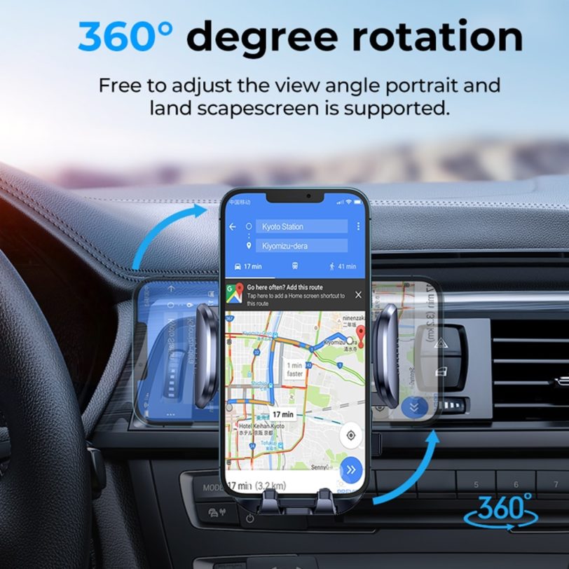 Joyroom 15W Qi Car Phone Holder Wireless Fast Charging Mobile Phone Holder Sucker Mount Stand For iPhone 12 Pro Samsung Huawei - Image 3