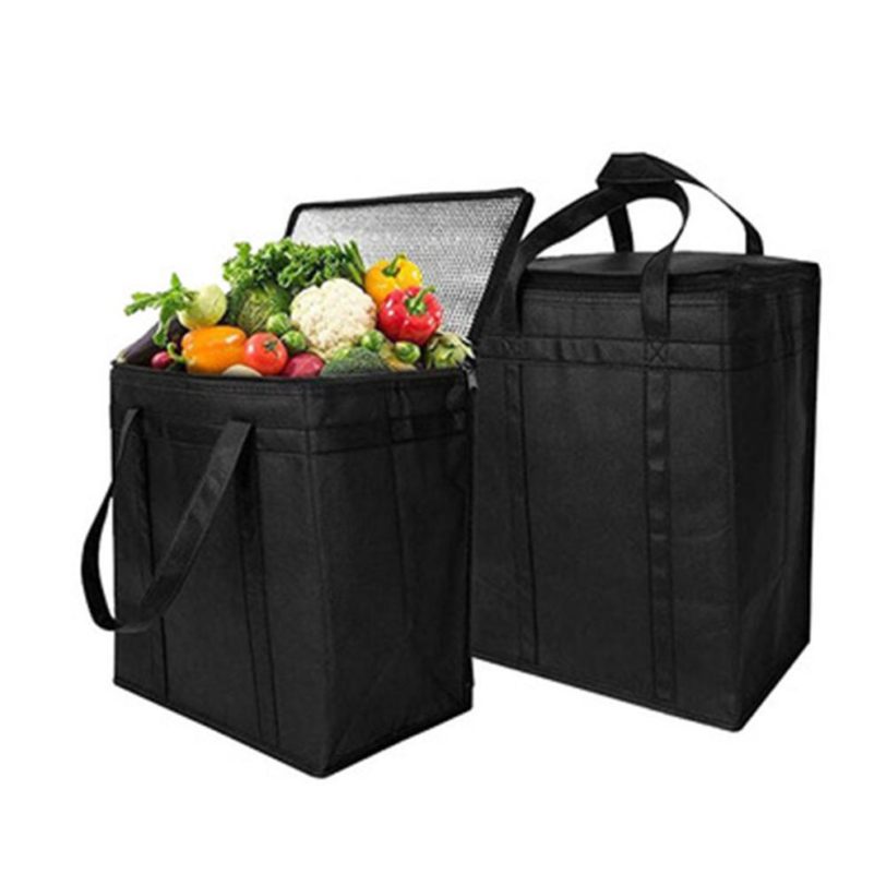 Lunch Bag Insulated Lunch Box Cool Bag Foldable Household Car Non-woven Fabric Preservation Package Insulated Cool Tote Bag - Image 2