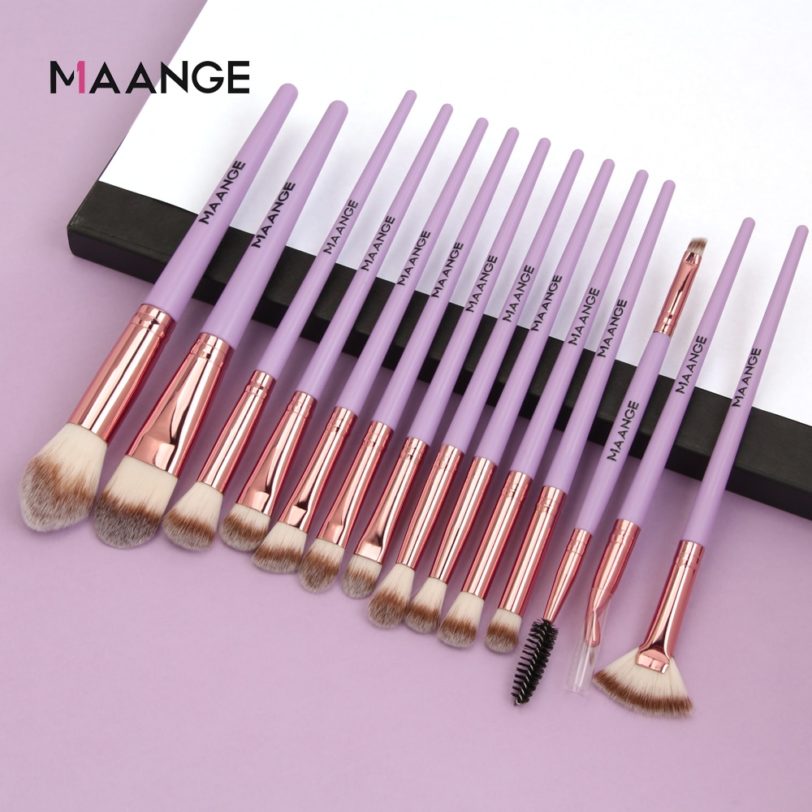 Makeup Brushes Set Pro 5/12/13/14 pcs Brushes Set Powder Eye Shadow Blending Eyelash Eyebrow Lip Brushes For Makeup Maquiagem