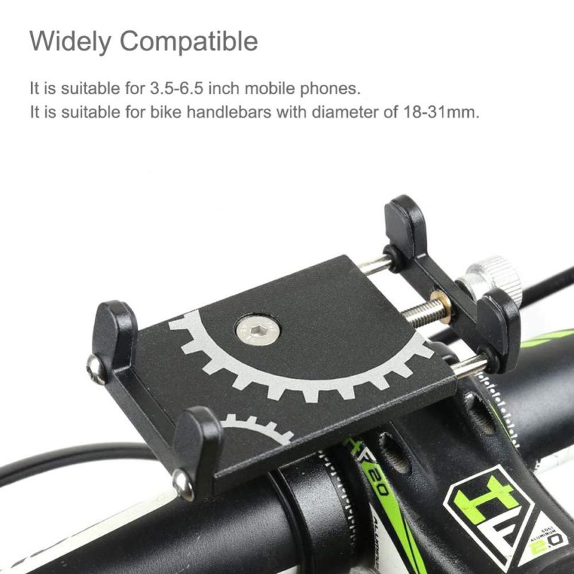 Motorcycle Cell Phone Holder Aluminum Alloy Bicycle Phone Holder Bike Handlebar Cradle for iPhone X 8 7 6 Plus for Xiaomi Galaxy - Image 2