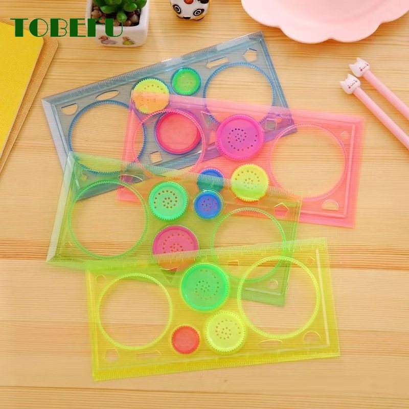 Multi function Painting Puzzle Spirograph Geometric Ruler Drafting Tools For Students Drawing Toys Children Learning Art 1