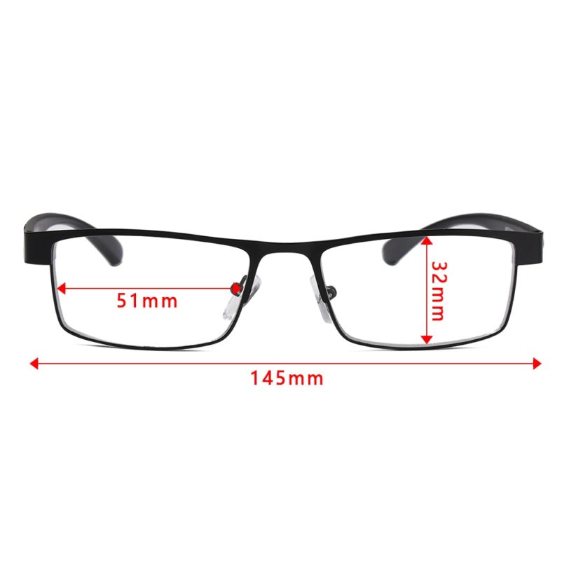 New Fashion Men Hot Titanium Alloy Business Reading Glasses Non Spherical Coated Lenses Retro Hyperopia Prescription Eyeglasses - Image 2