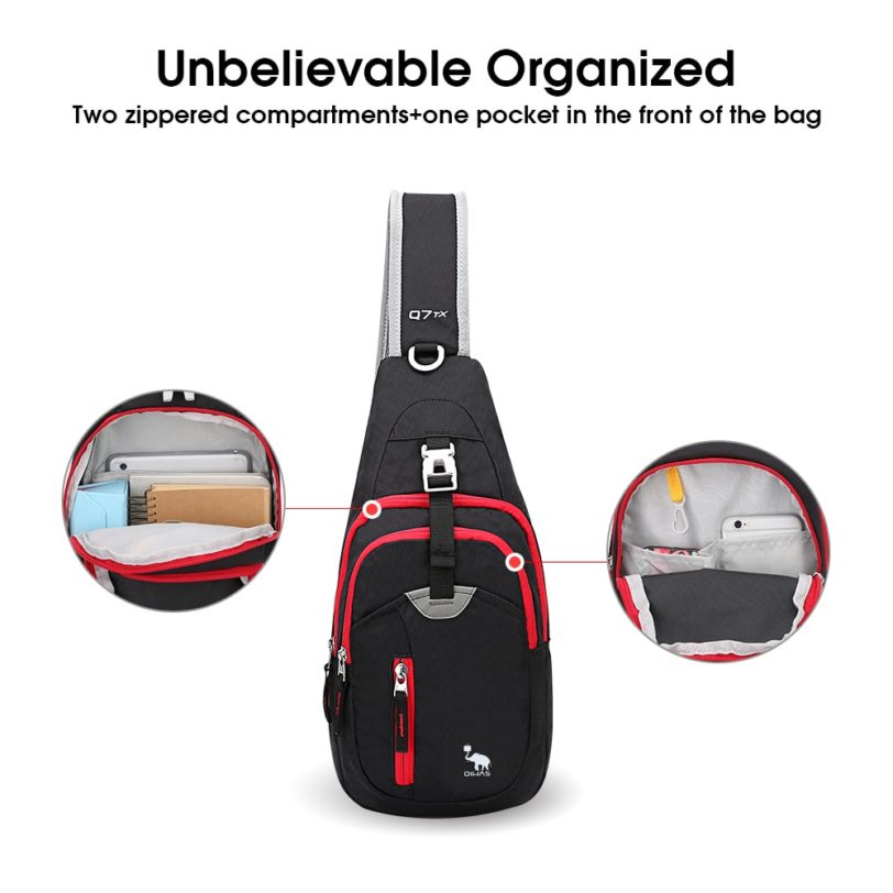 Oiwas Multifunction Bag Casual Crossbody Bags Short Trip Nylon For Women Waterproof Messenger Sling Bag Shoulder 2