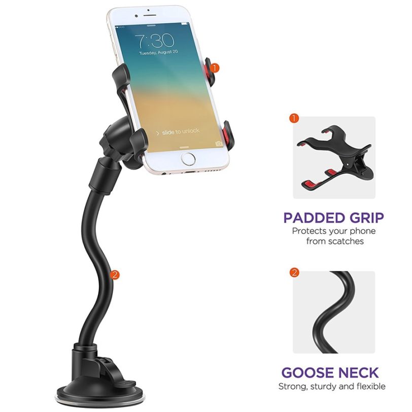 Olaf Phone Car Holder Flexible 360 Degree Rotation Mount Windshield Mobile Phone Holder For phone Car Phone Holder Support GPS - Image 2