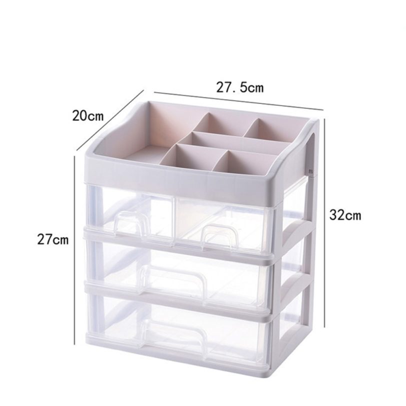 Plastic Multi-layer Make Up Case Makeup Cosmetic Drawer Makeup Organizer Storage Box Jewelry Container Brush Holder Organizers - Image 5