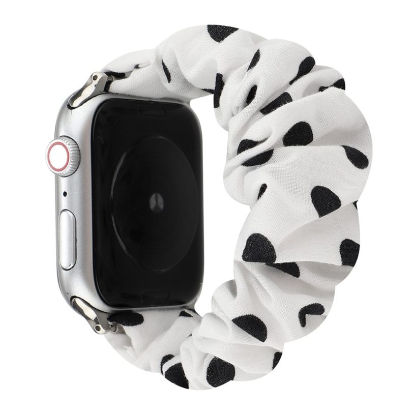 Scrunchie Strap for apple watch band 40mm 44mm 42mm 38mm iwatch women girl Stretchy bracelet apple watch 5 4 3 SE 6 - Image 3