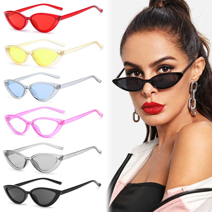 Sexy Cat Eye Retro Sunglasses Small Triangle Sunglasses Female Shades Ladies Trending Streetwear Eyewear UV400 Eyewear - Image 2