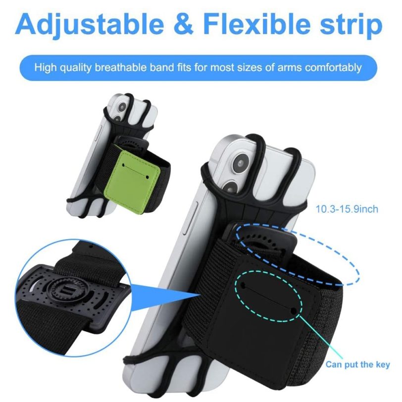 Sports Wristband Phone Holder for iPhone 12 11 XR Samsung S10 S9 Plus Universal Running Armband 1