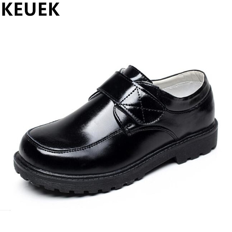 Spring Autumn Fashion Children Dance shoes Flats Genuine leather Kids shoes Baby Boys Girls Hook Loop