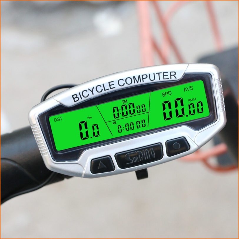 Sunding Bicycle Computer Wireless Digital Lcd Backlight Speedometer Stopwatch Speedometer Bicycles Accessories Sd558c Wired/558a - Image 3