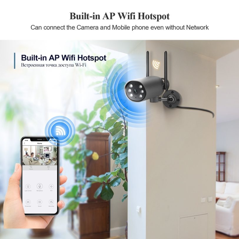 Techage 3MP Wireless IP Camera Pan Tilt Indoor Two Way Audio CCTV WiFi Camera 1080P Baby Monitor Video Security Surveillance - Image 6