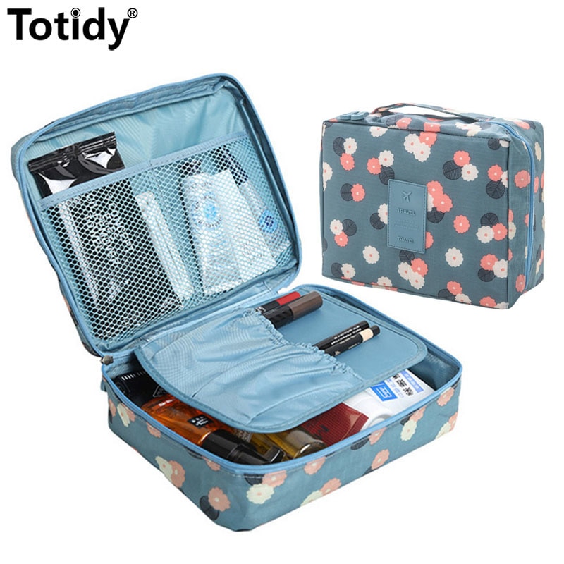 Totidy Girl Makeup Bag Women Cosmetic Bag Wash Toiletry Make Up Organizer Storage Travel Kit Bag