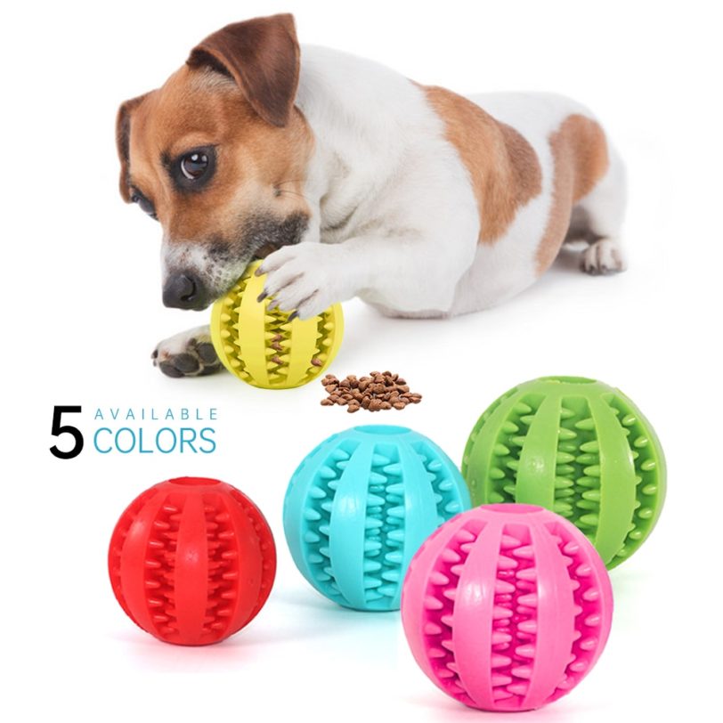 Toys for Dogs Ball Interactive Toys Dog Chew Toys Tooth Cleaning Elasticity Small Big Dog Toys Rubber Pet Ball Toys