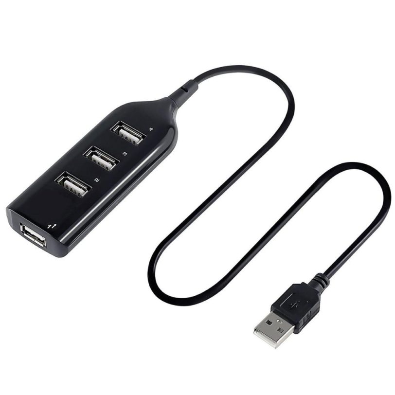 USB 2.0 High Speed USB Hub 4 Port Splitter USB Adapter Mini Hub Socket For PC Laptop Notebook Computer Windows Mac Accessories - Image 4