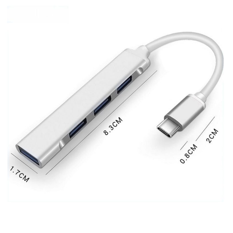 USB C HUB USB 3.0 HUB Type C 4 Port Multi Splitter Adapter OTG Macbook HUB Pro 13 15 Air Mi Pro HUAWEI Computer Accessories - Image 2