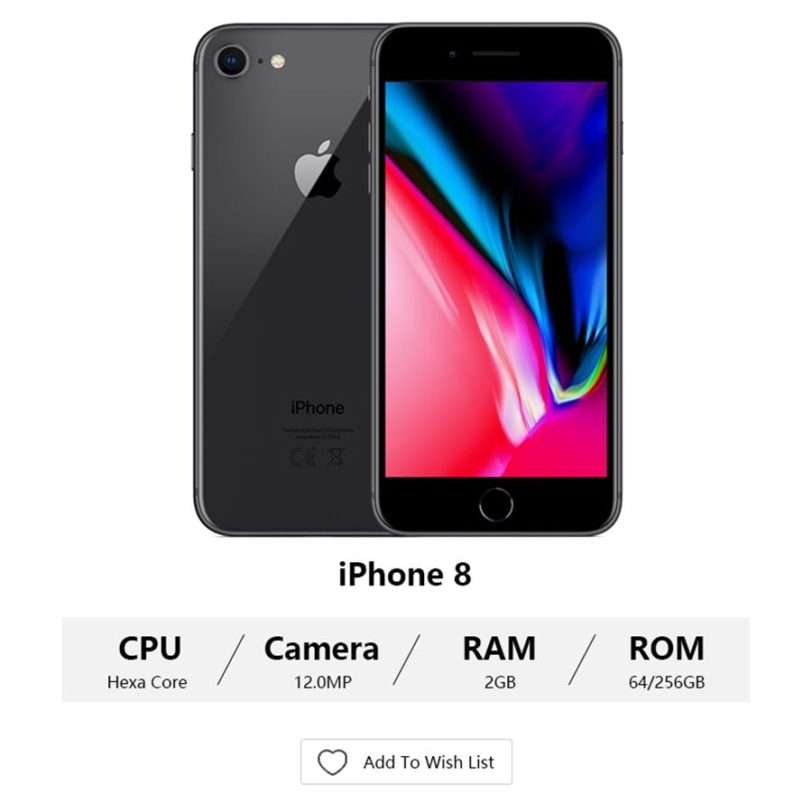 Unlocked Apple iPhone 8 Smartphone Apple A11 Hexa-core iOS 11 12MP Camera 4.7 inch Touch Screen Touch ID 4G LTE Mobile Phone - Image 4