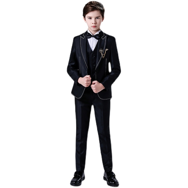 Wedding Suit For Boys Children Stage Performance Formal Suit Flower Kids School Graduation Suit Boy s 1