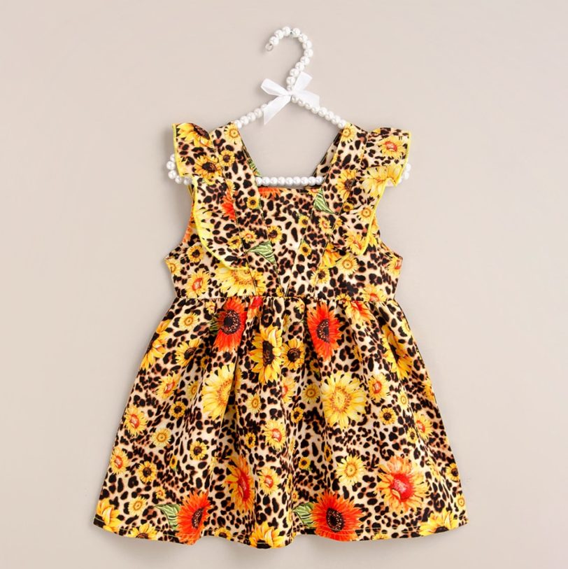 1 2 3 4 5 6 Years Infant Girl Princess Dresses Clothing Summer Kids Cute Dresses Flower Print Costume Children Clothing - Image 4