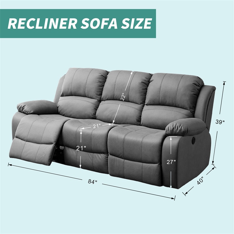 1 3 Seater Recliner Sofa Cover Split Style Elastic Massage Couch Slipcovers Spandex Lounger Armchair Cover