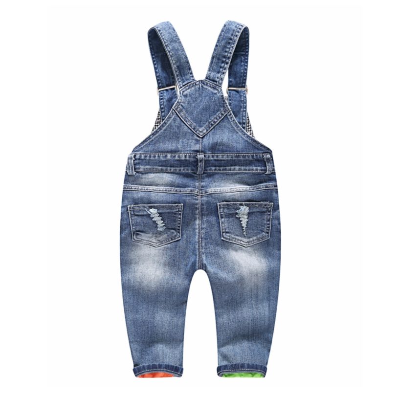 1-5T Kids Jeans Baby Rompers Spring Boys Girls Overalls Bebe Jumpsuit Pants Toddler Trousers Kids Clothes Children Clothing - Image 2