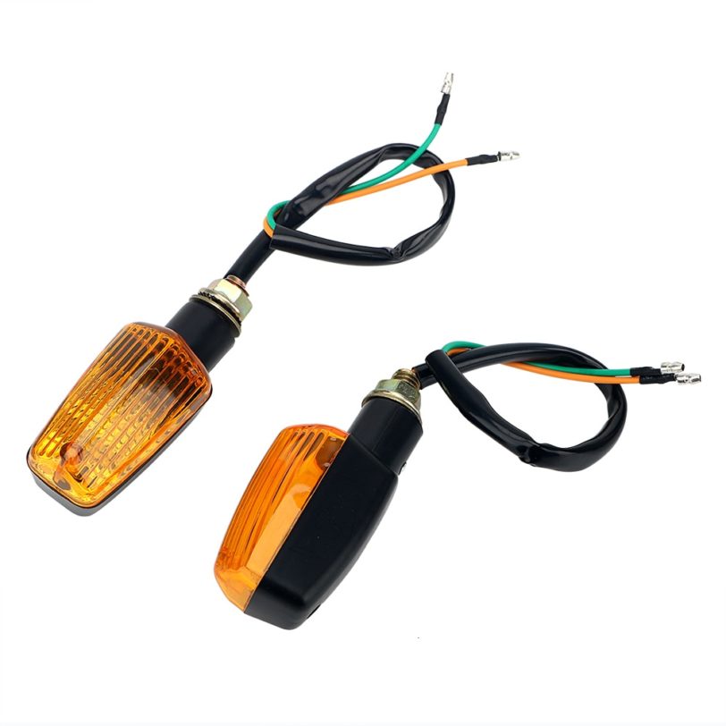 1 Pair Motorcycle Flasher Blub Turn Signal Lamp Universal DC 12V Motorbike Indicator Light Amber Blinker Bulb 8W - Image 3