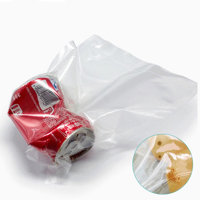 100PCS LOT vacuum sealer Plastic Storage bag for vacuum sealing machine Packaging seal bags for food 1