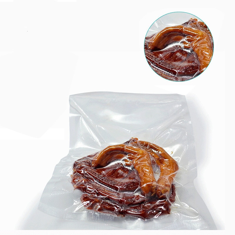 100PCS LOT vacuum sealer Plastic Storage bag for vacuum sealing machine Packaging seal bags for food 2