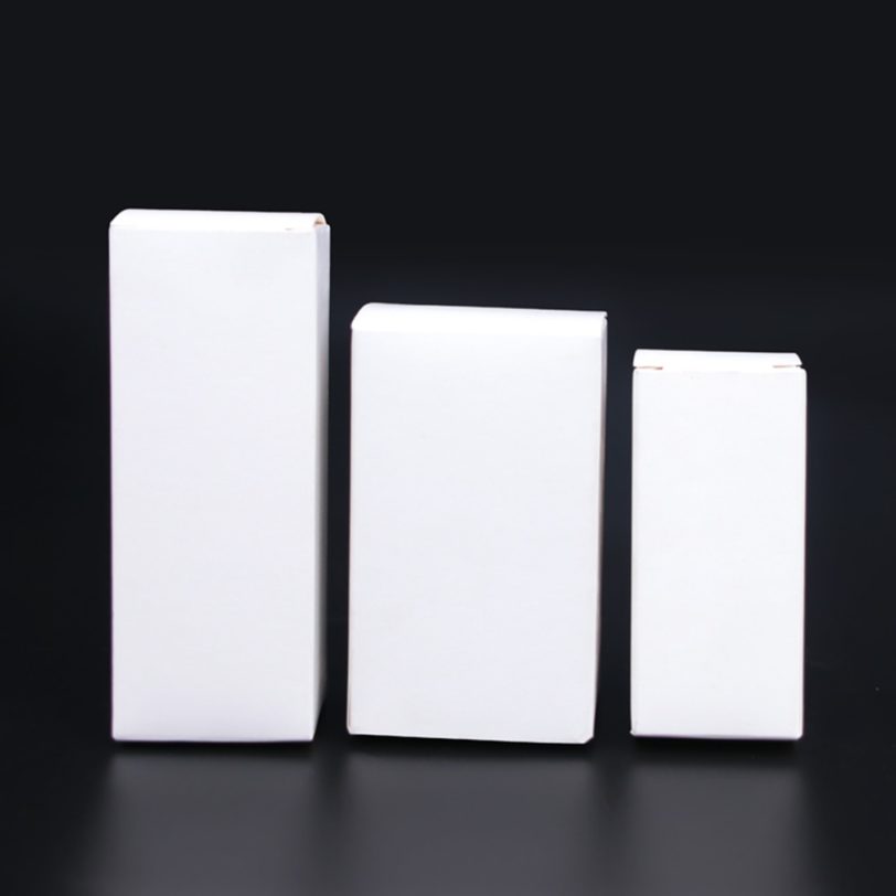 10pcs/20pcs/General purpose white small gift box packaging box 350g square blank cardboard box spot cosmetics color box - Image 5