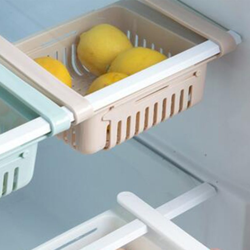 1Pc Kitchen Fridge Freezer Space Saver Organizer Home Food Colorful Plastic Organizer Container Refrigerator Storage Boxes - Image 4